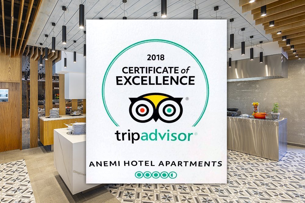 Certificate of Excellence — Tripadvisor 2018