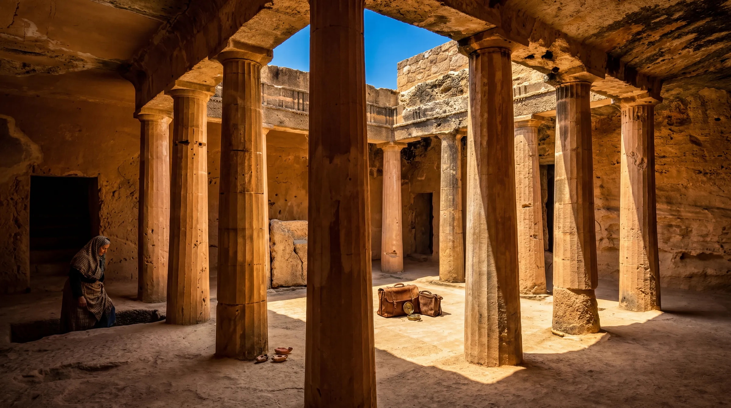 Tombs of the Kings archaeological site in Paphos