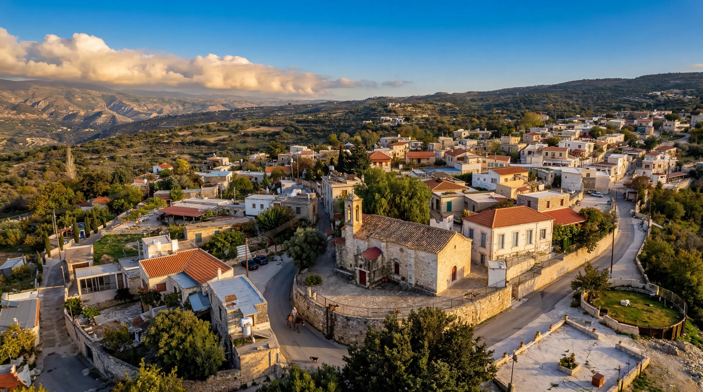 The mountain village of Kritou Terra