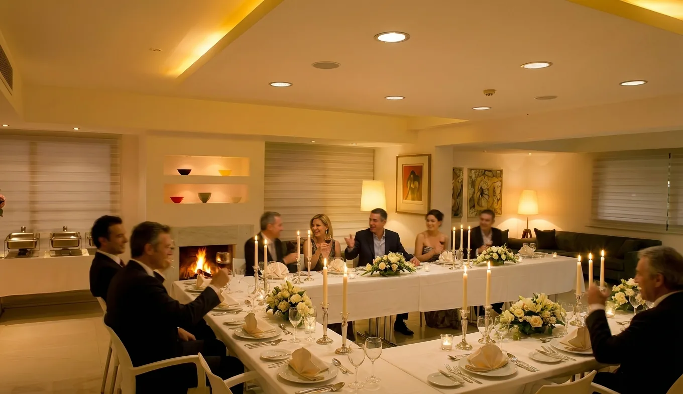 Private dinner party in Angels