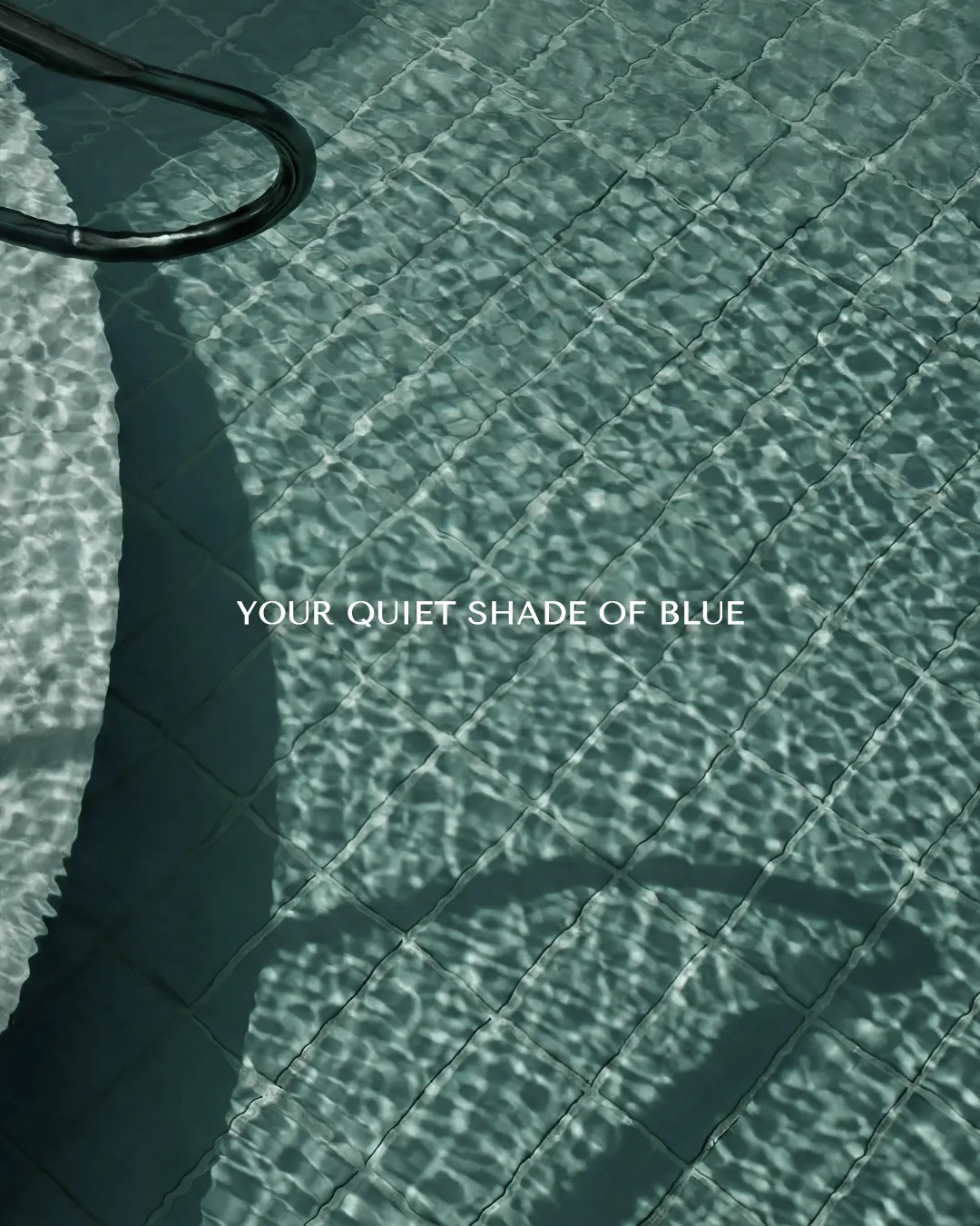 Calm poolside atmosphere